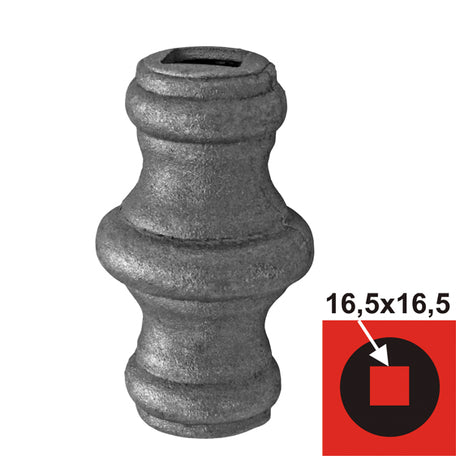 Nasadka h69, D43, 16,5x16,5mm