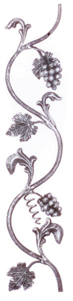 Rozeta 800x170, D14mm