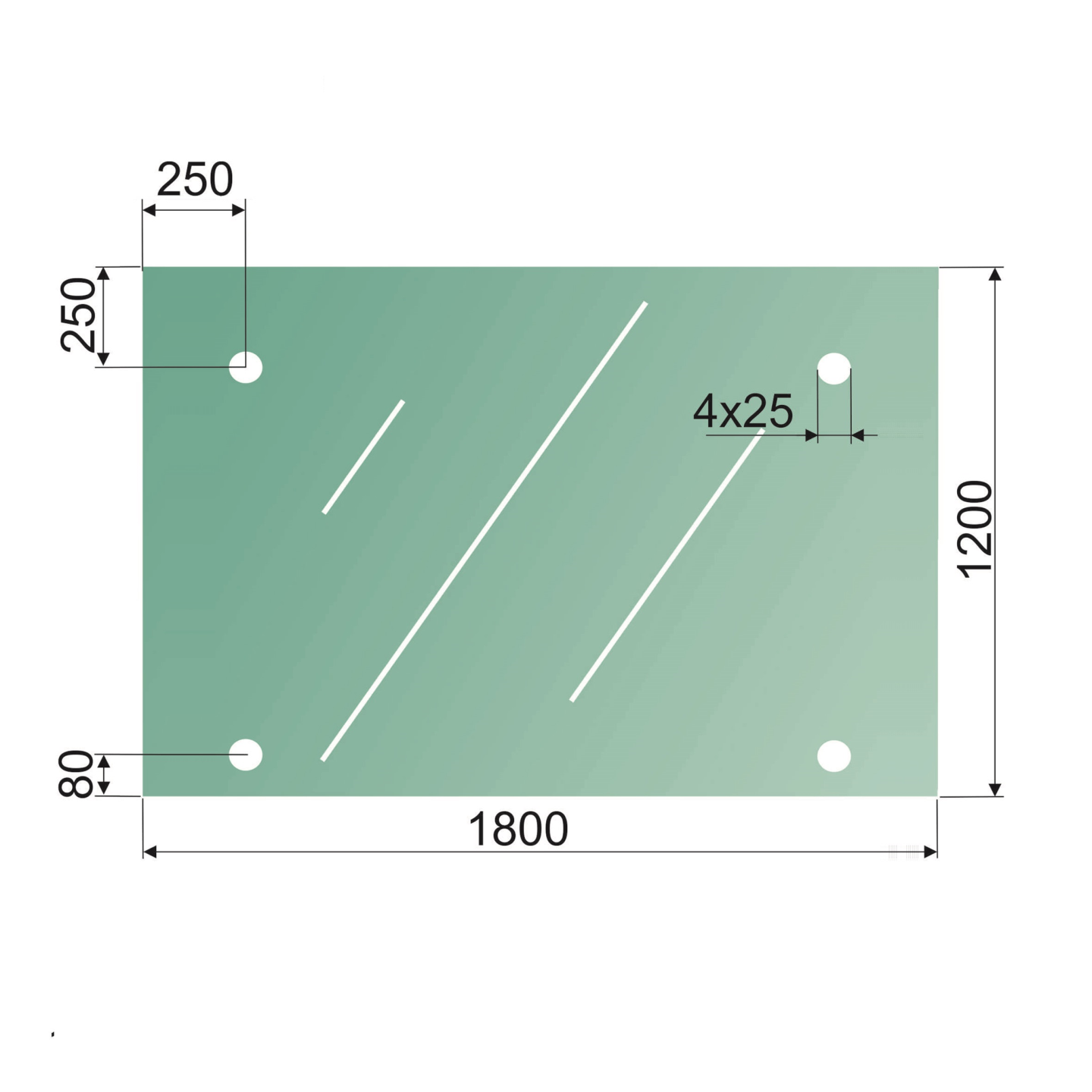 Szklo laminowane - hartowane dla sprzętu GS/PR-R3