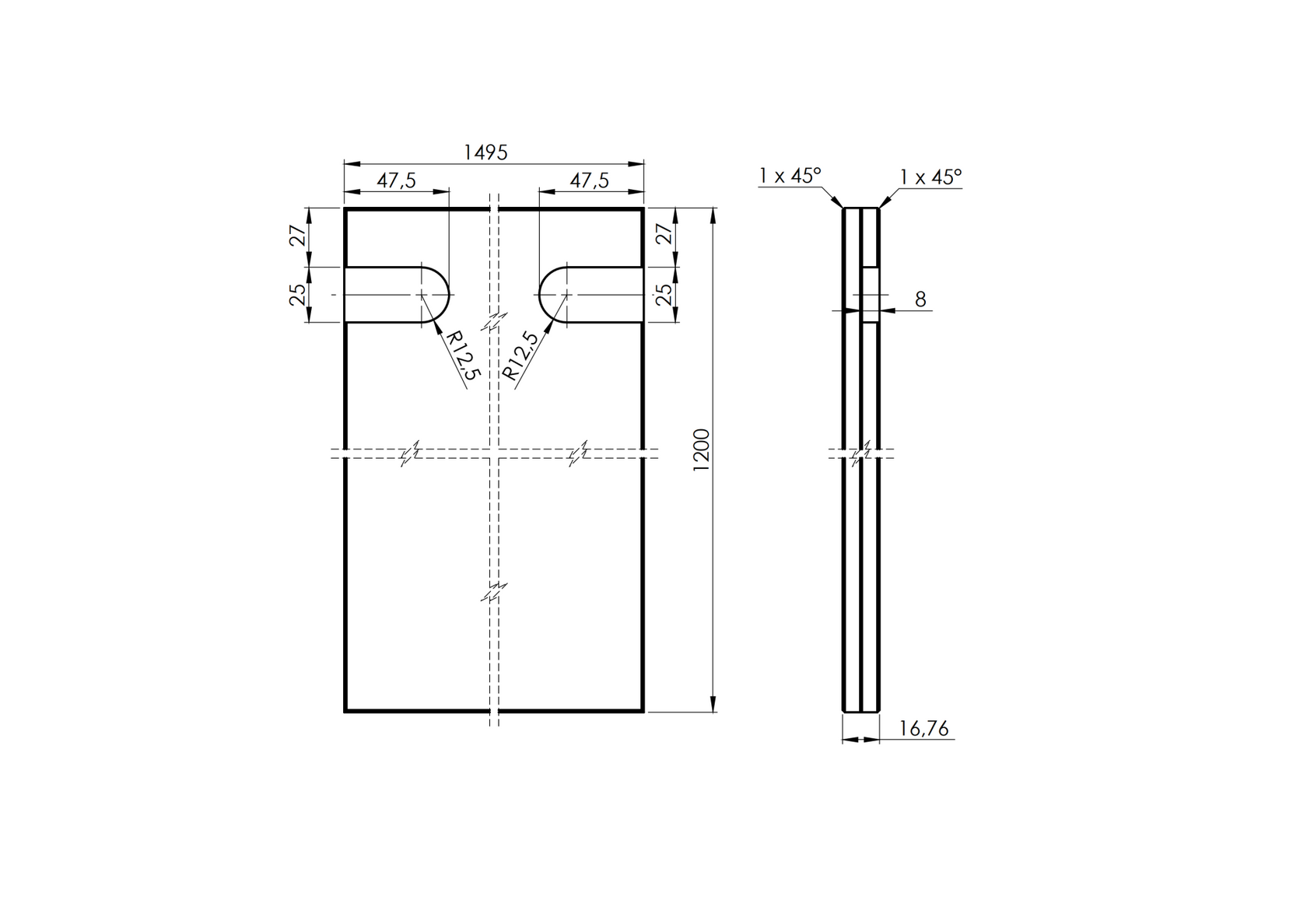Szkło laminowane, jasne