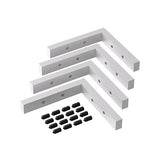 Profil ościeżnicowy do szklanych drzwi "L"