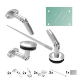 Daszek nierdzewny- okucia kpl