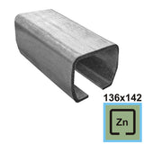 Profil do bramy przesownej Zn, 136x142x6mm, L6m