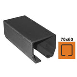 Profil do bramy przesuwnej Fe, 70x60x3,5mm, L3m