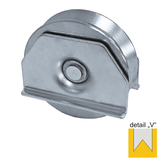 Kółko najazdowe Zn, D80mm