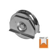 Kółko najazdowe Zn, D80mm