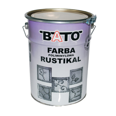 Farba poliwinylowa, grafit Rustikal 6,3kg (5L)