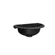 Kuty produkt 450x250x175mm, cast iron, black