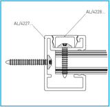 Aluminiowe wypełnienie ogrodzenia 17x107-6000mm
