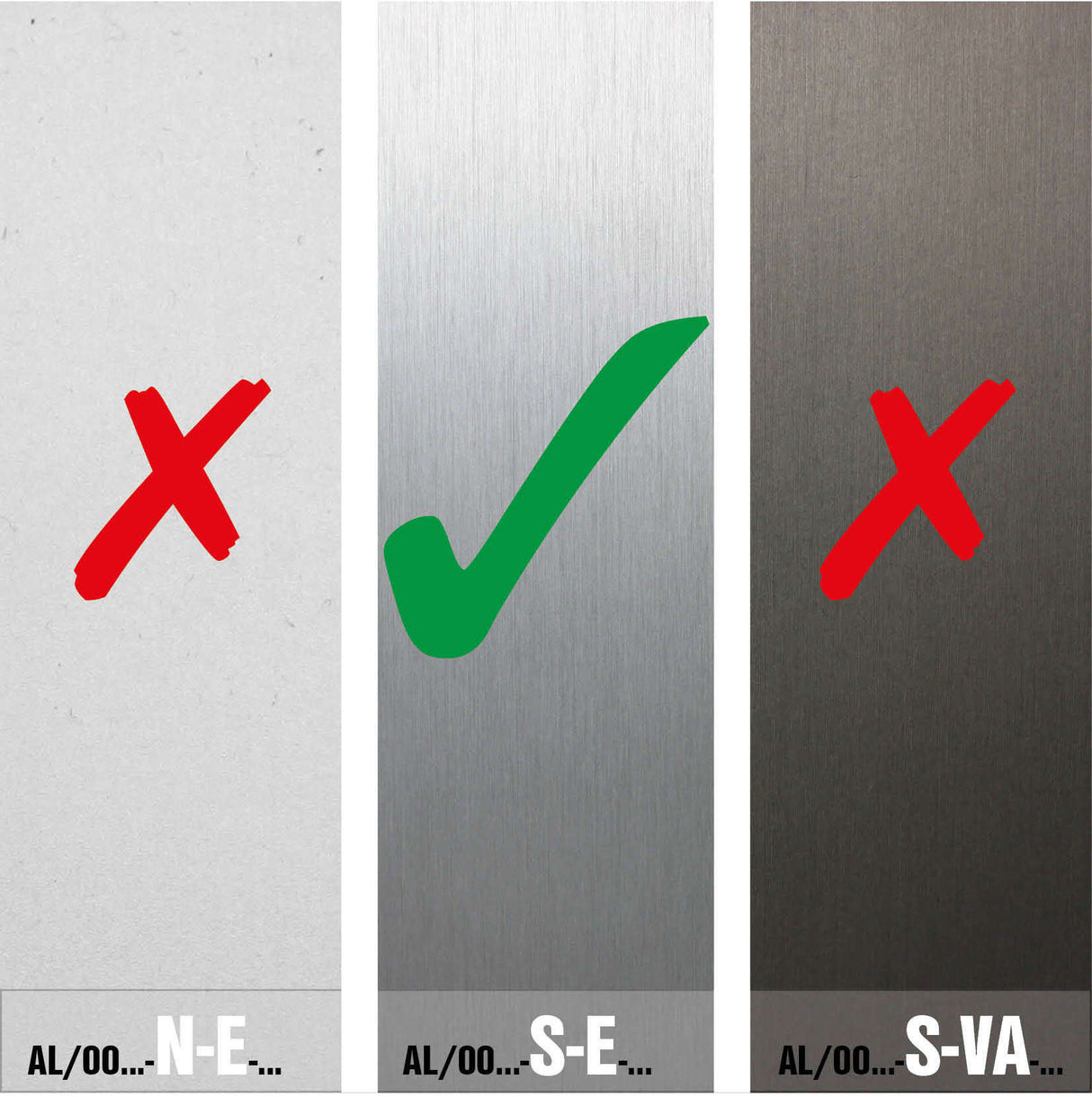 Profil aluminiowy - mocowanie od góry