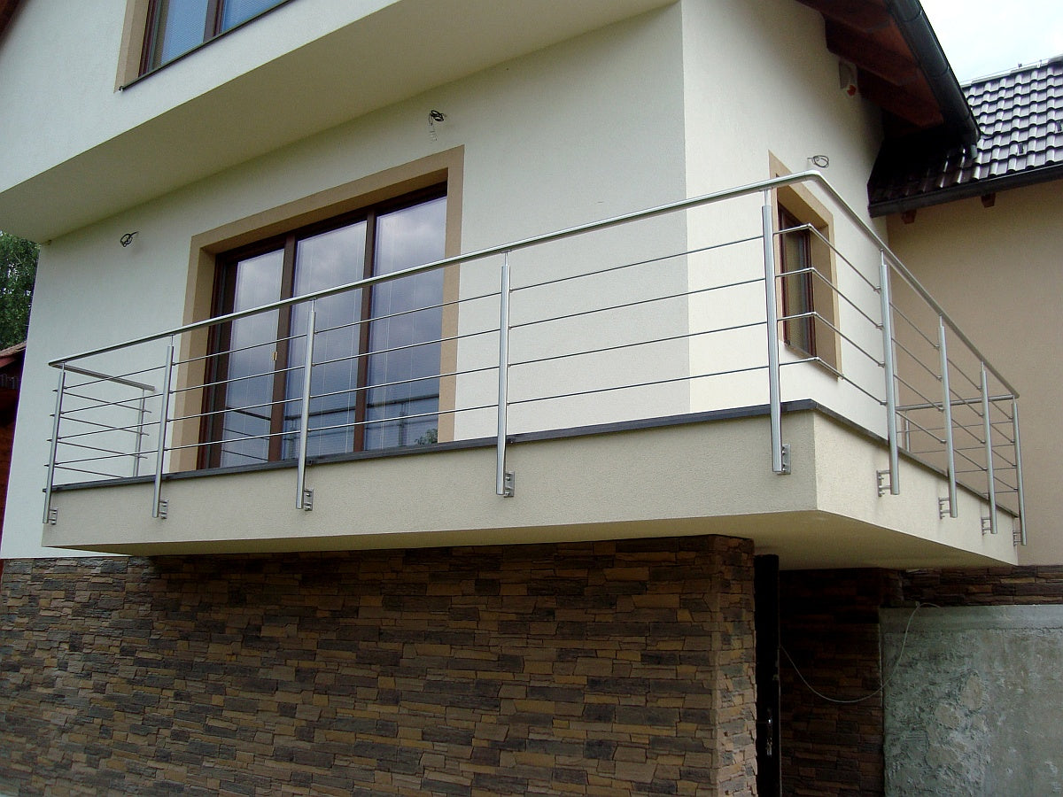 Balustrada nierdzewna, AISI304, 1500x1000mm, BR