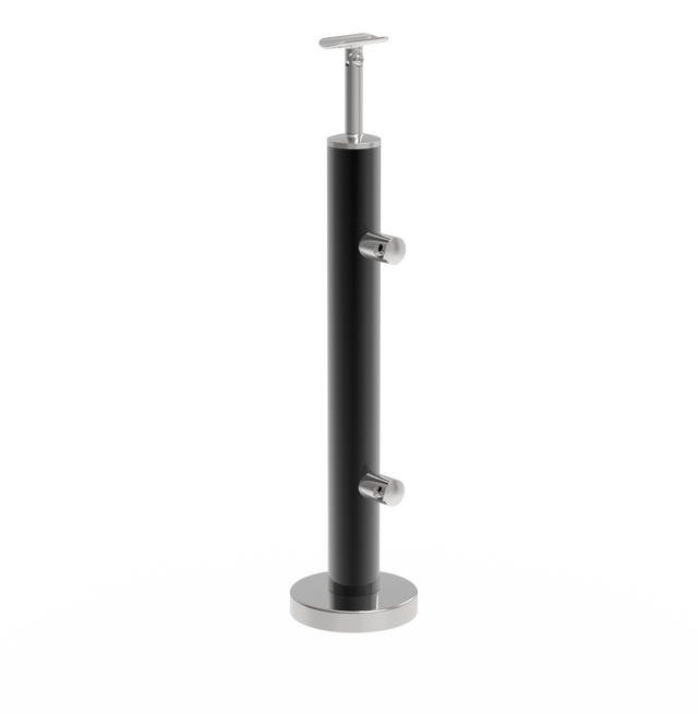 Słupek nierdzewny uzbrojony