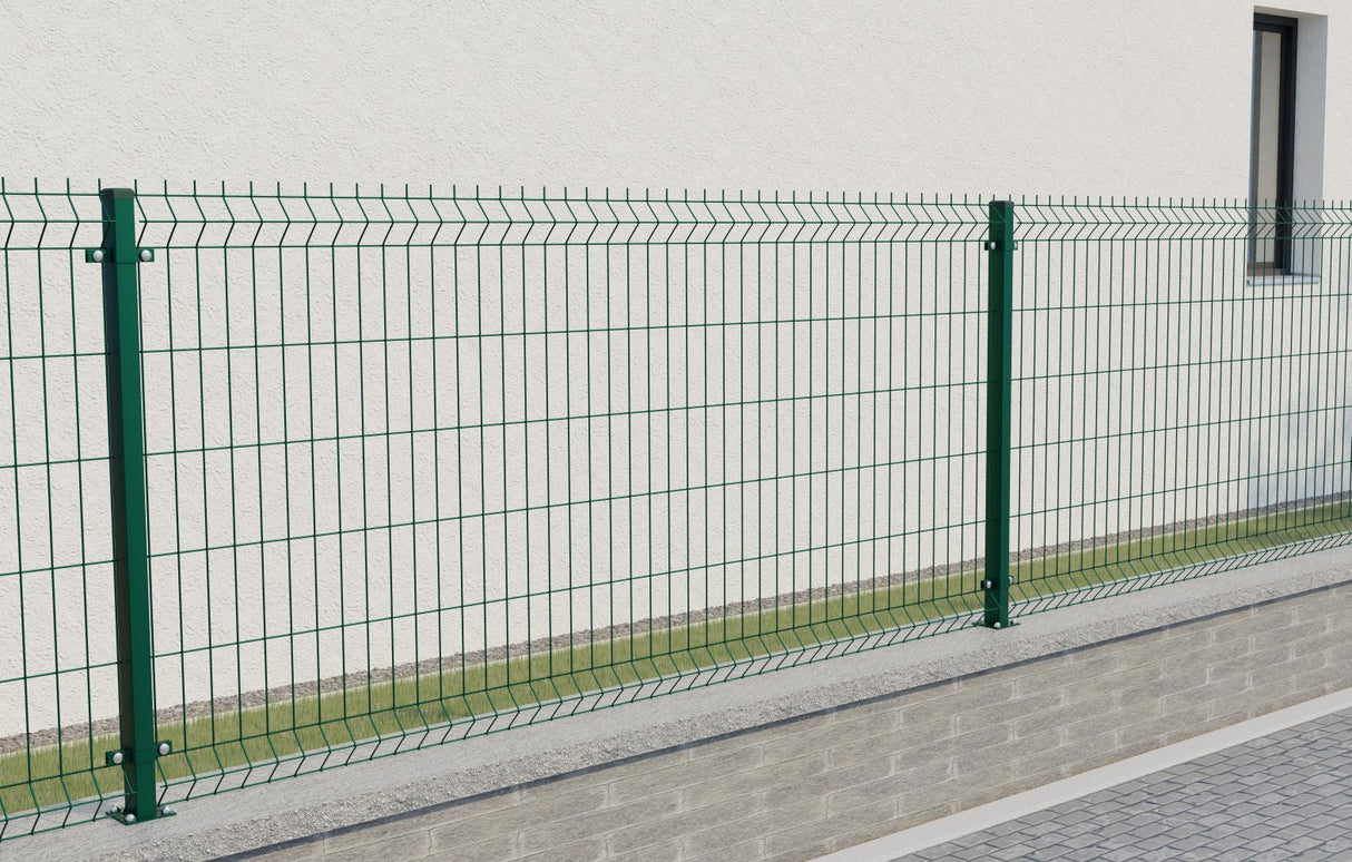 Stĺpik 60x40mm s pätkou ZnPVC 1200mm zelená