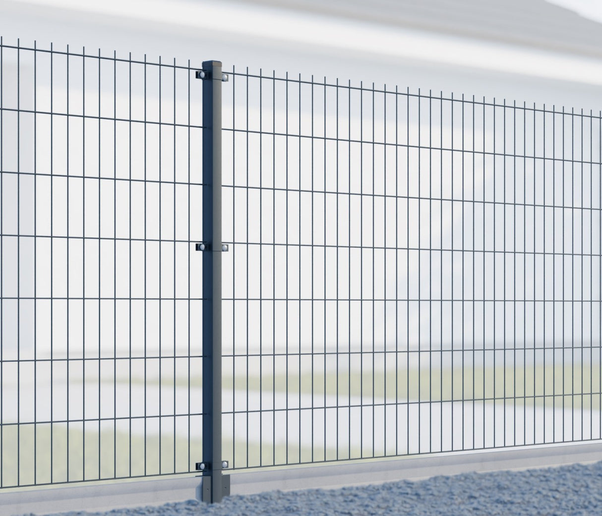 Stĺpik 60x40mm ZnPVC 2200mm antracit