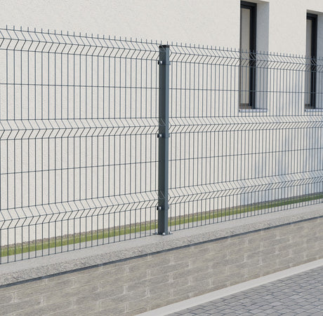 Stĺpik 60x40mm s pätkou ZnPVC 2200mm antracit