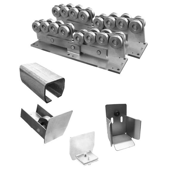Zestaw do bram przesuwnych Zn, 136x142mm