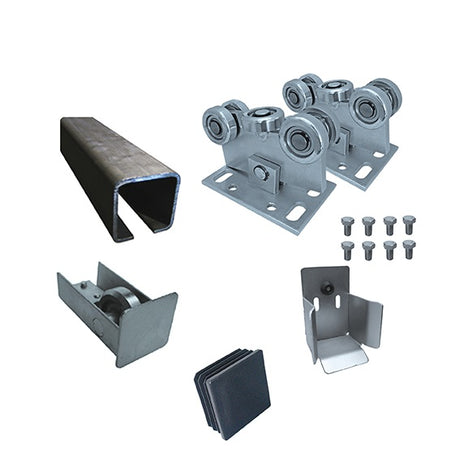 Zestaw do bramy Przesuwnej Fe, 80x80mm
