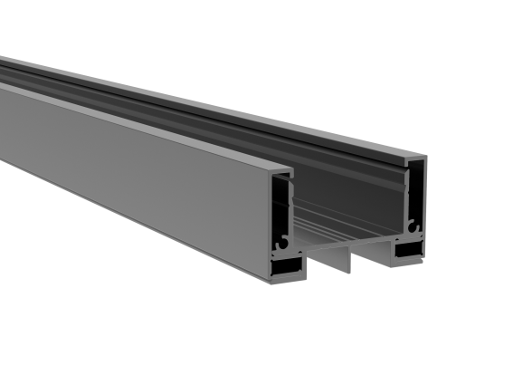 Aluminiowy adapter 66x40-1700mm do żaluzji do 46mm R7016