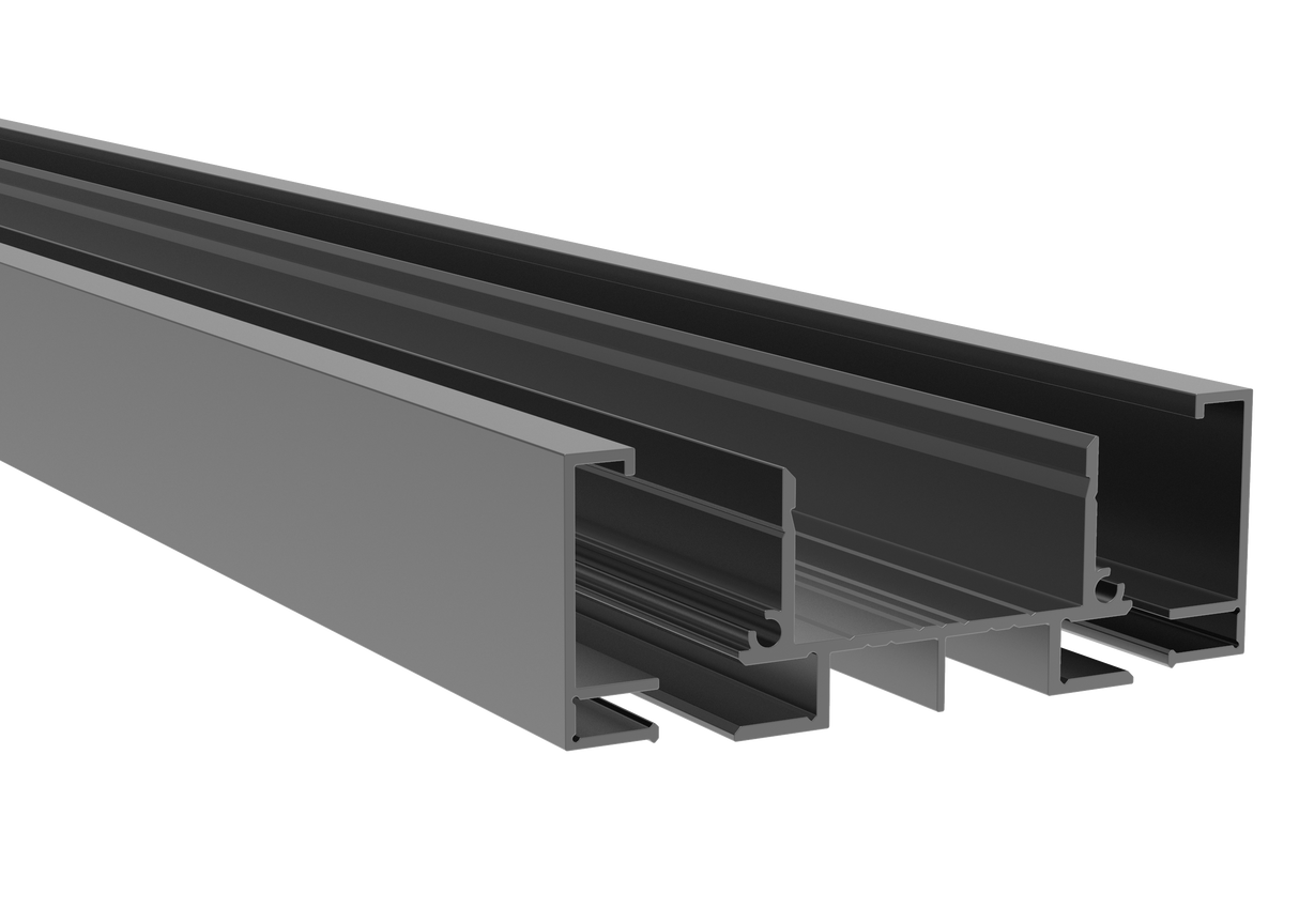 Aluminiowy adapter 66x40-1700mm do żaluzji do 46mm R7016