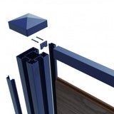 WPC plotová doska KASANDRA 258x20x1830mm, antracit