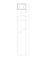 Stĺpik 60x40mm ZnPVC 1600mm zelená