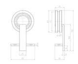 Prowadnica drzwi przesuwnych "Ringo"